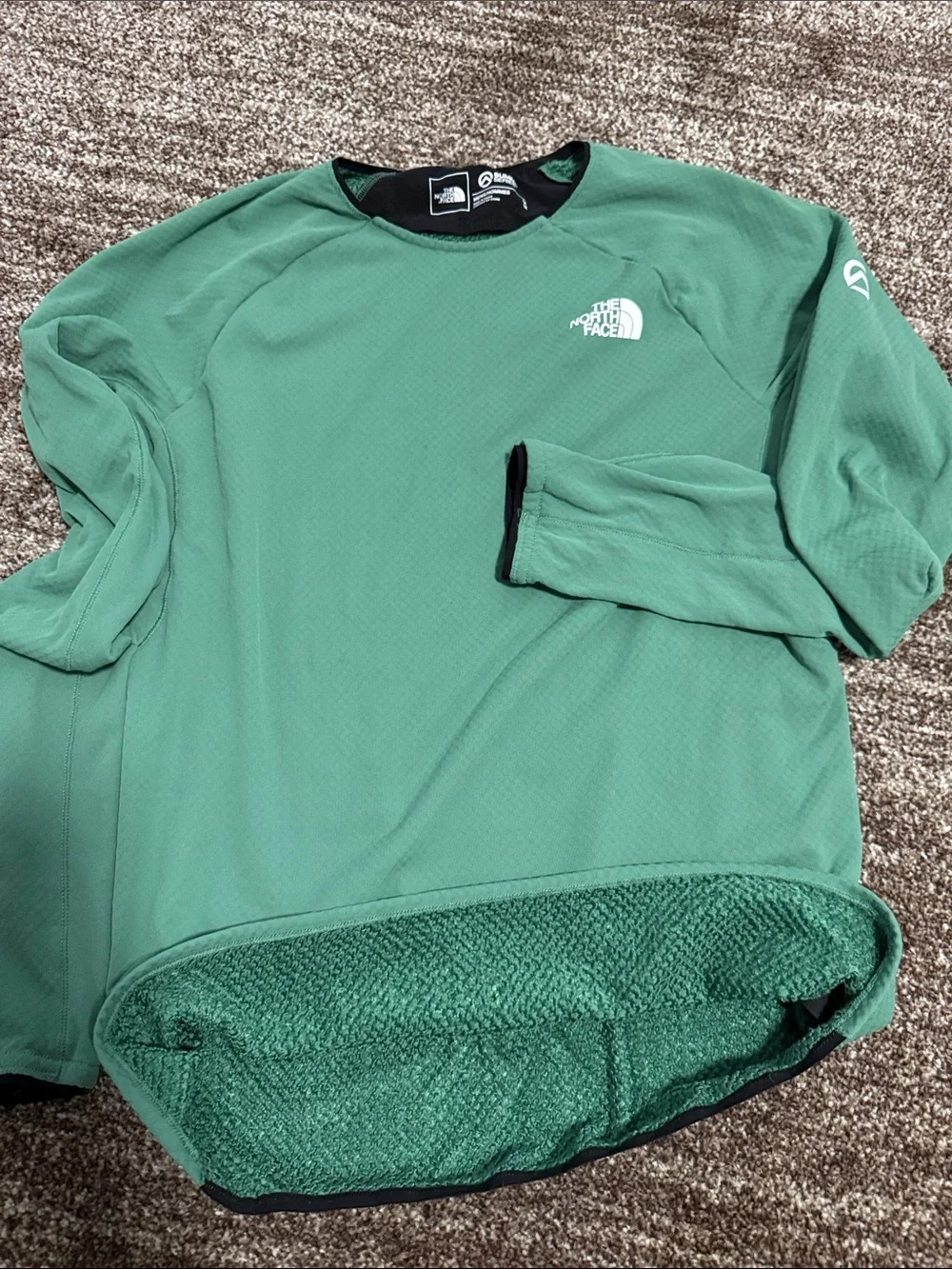 The North Face Men’s Green Crew Performance Pullover